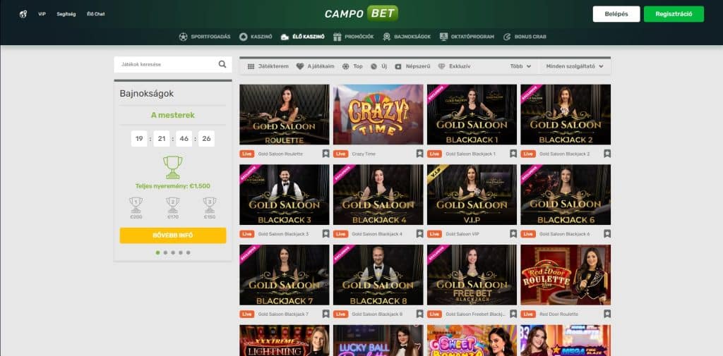 campobet elo kaszino