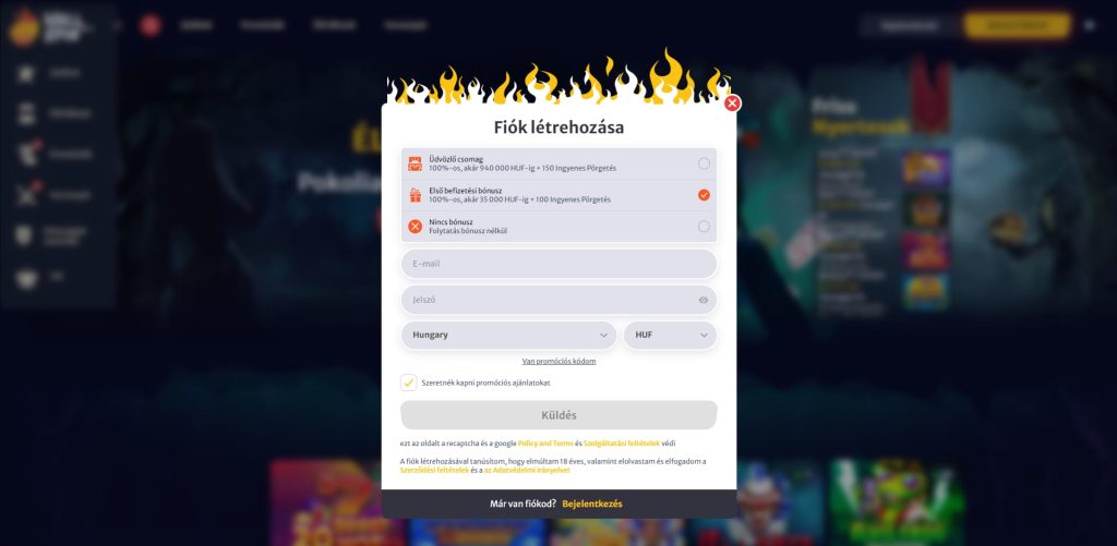 hellspin regisztracio