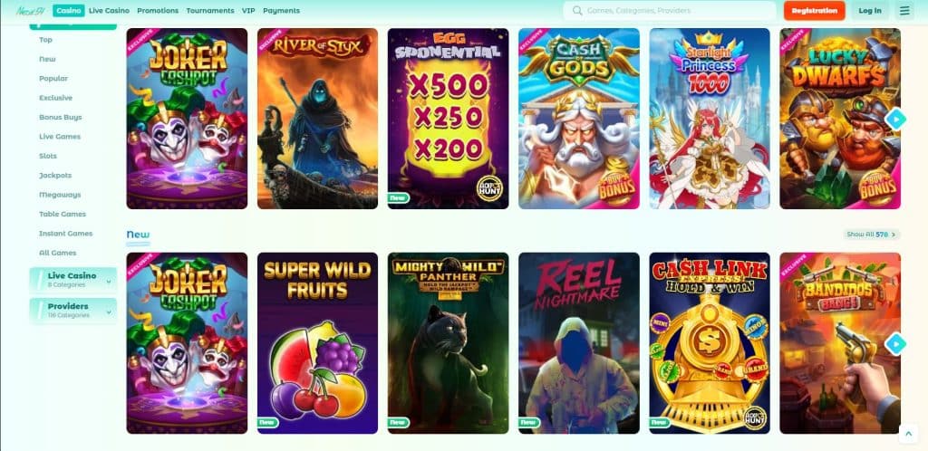 neon54 Nyerőgépek