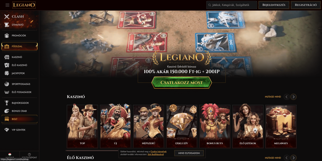 Legiano Casino Magyarország