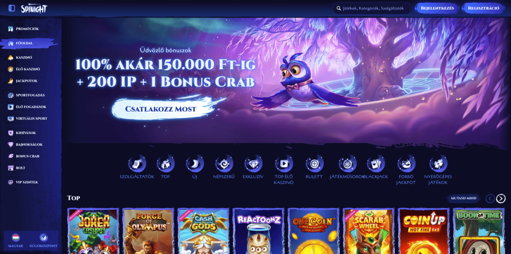 SpiNight Casino Magyarország