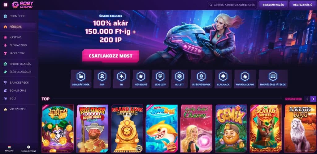 Roby Casino Magyarország