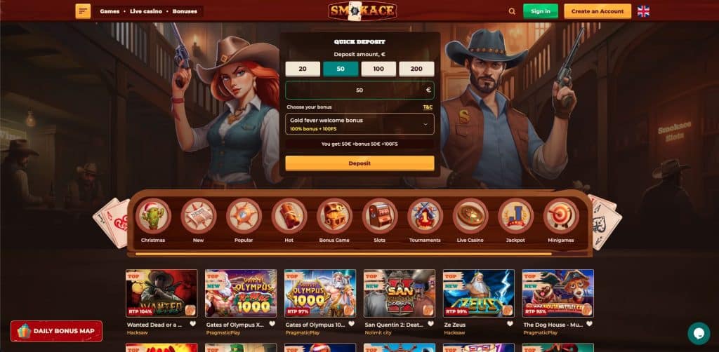 Smokace Casino Magyarország