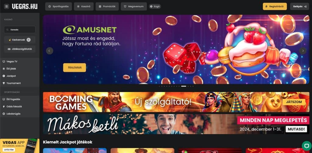 Vegas.hu Casino Magyarország