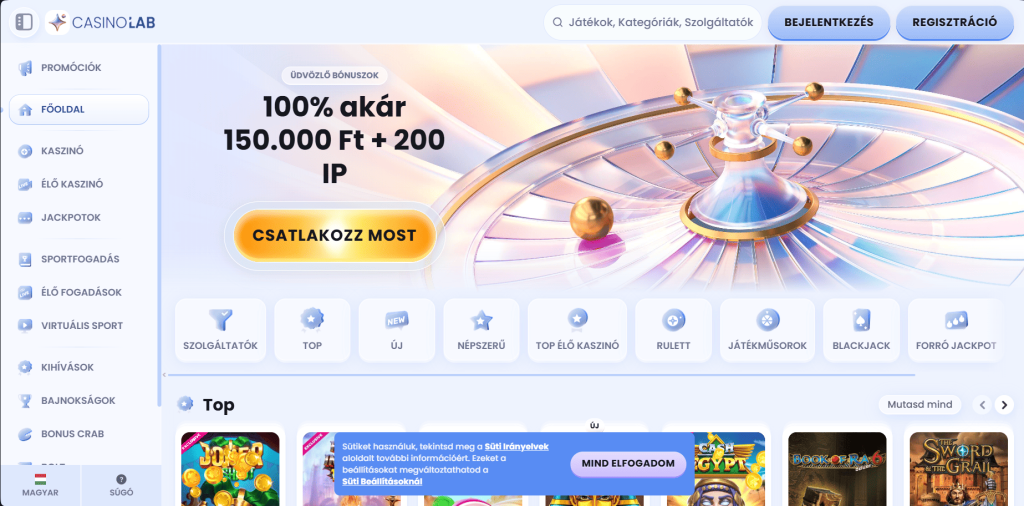 CasinoLab Casino Magyarország