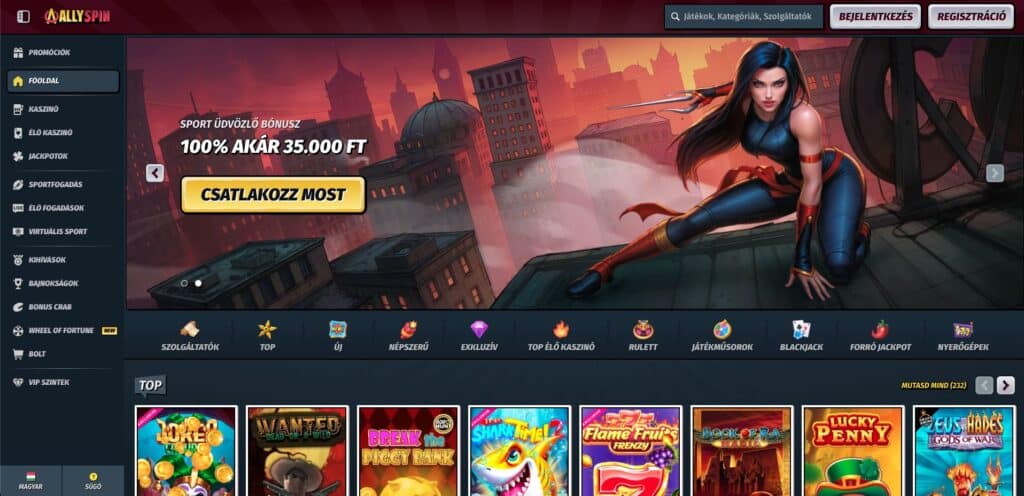 AllySpin Casino Magyarország