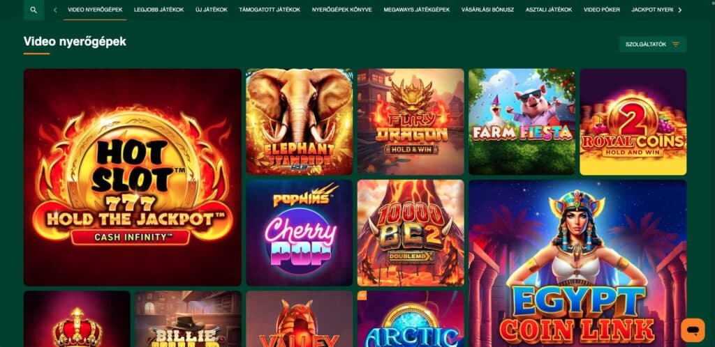 Gomblingo Casino nyerőgépek