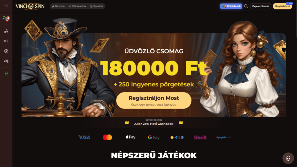 Vincispin Casino Magyarország