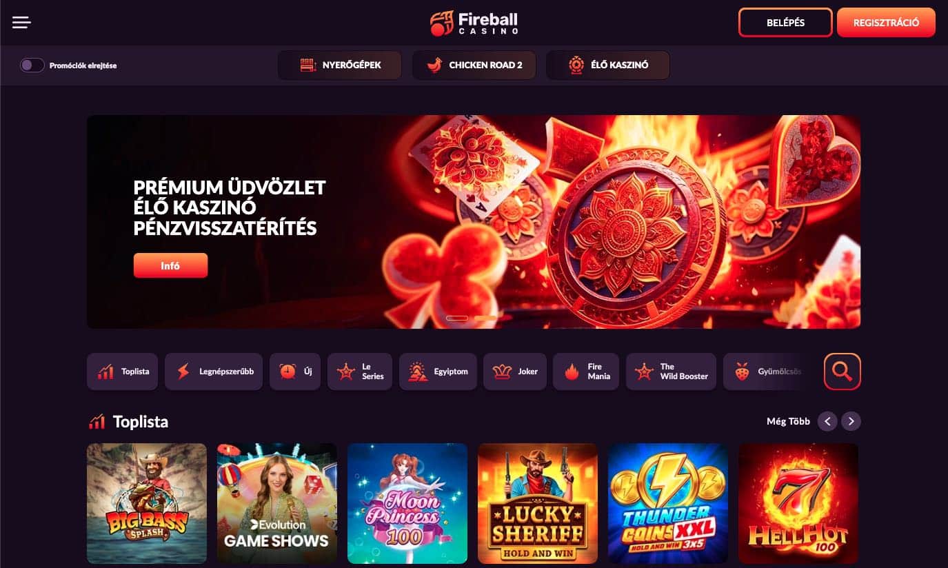 Fireball Casino Magyarország