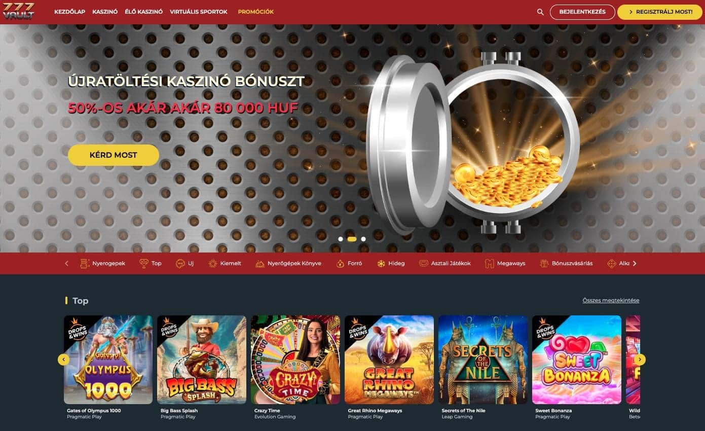777Vault Casino Magyarország