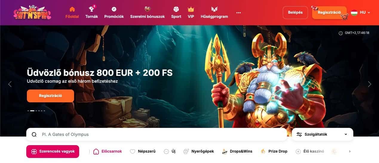 HitnSpin Casino Magyarország
