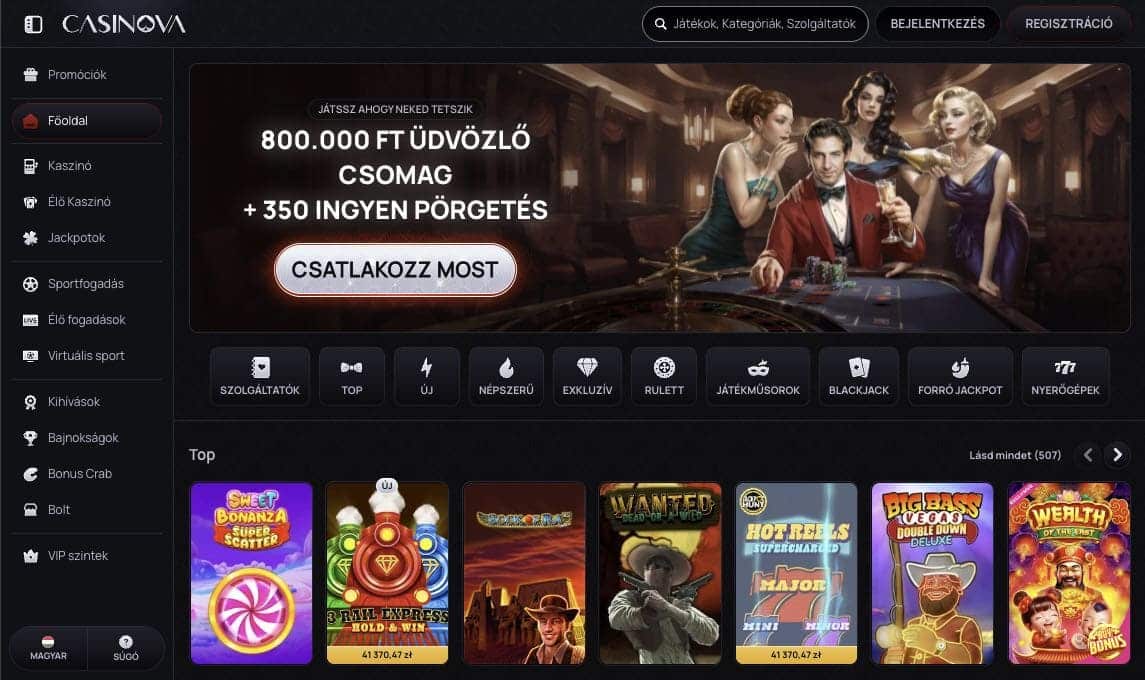 Casinova Casino Magyarország