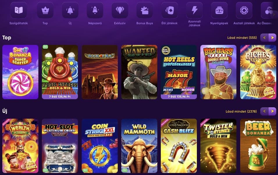 Kingmaker Casino nyerőgépek