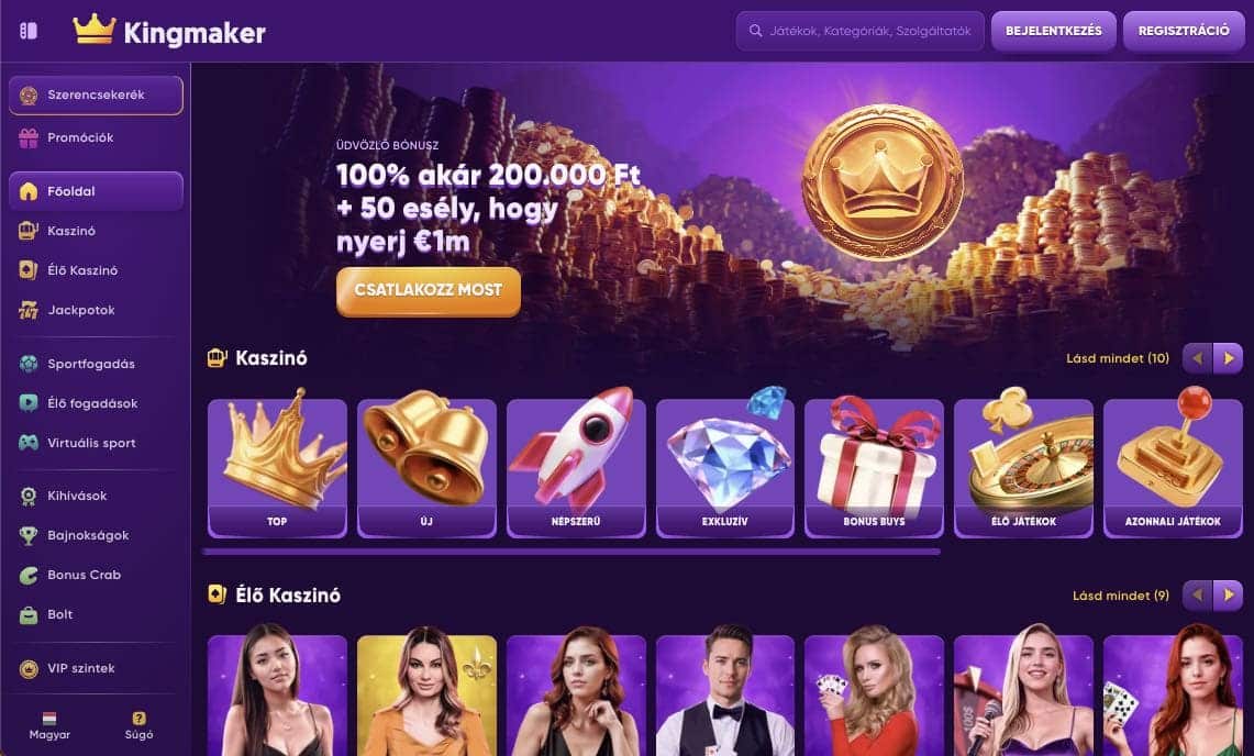 Kingmaker Casino Magyarország