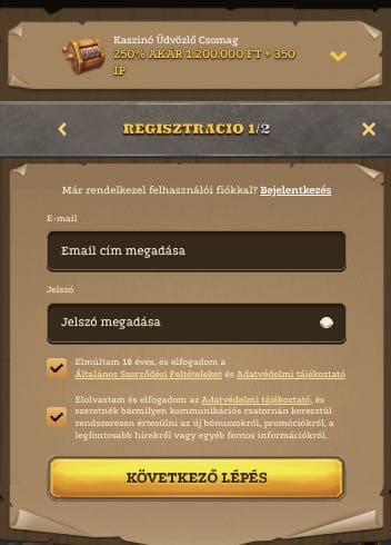 Lizaro Casino regisztráció