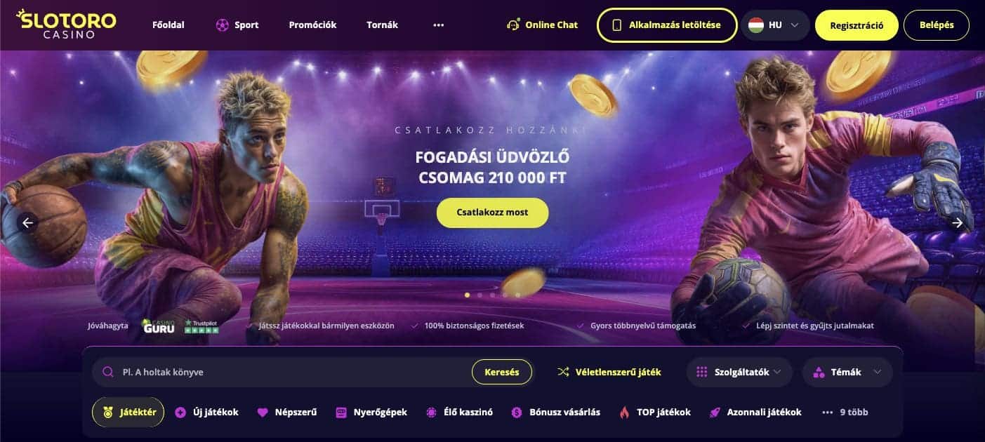 Slotoro casino Magyarország