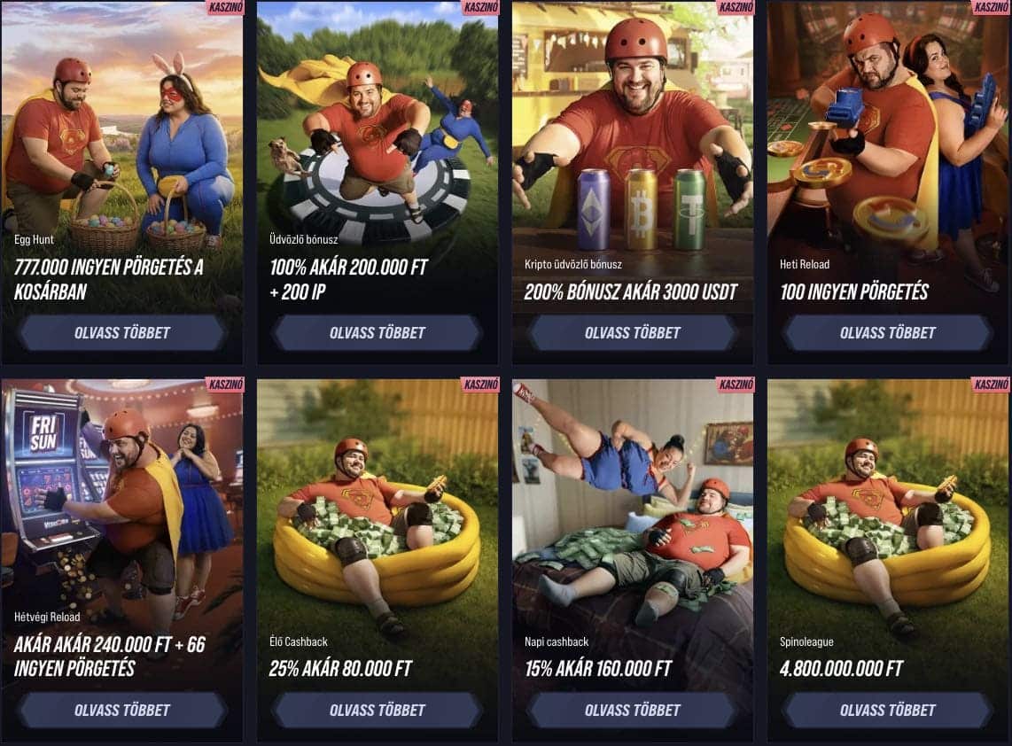 VegasHero casino bónuszok