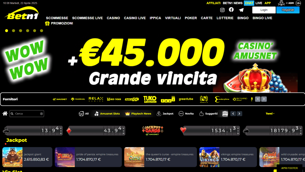 Betn1 casinò Italia