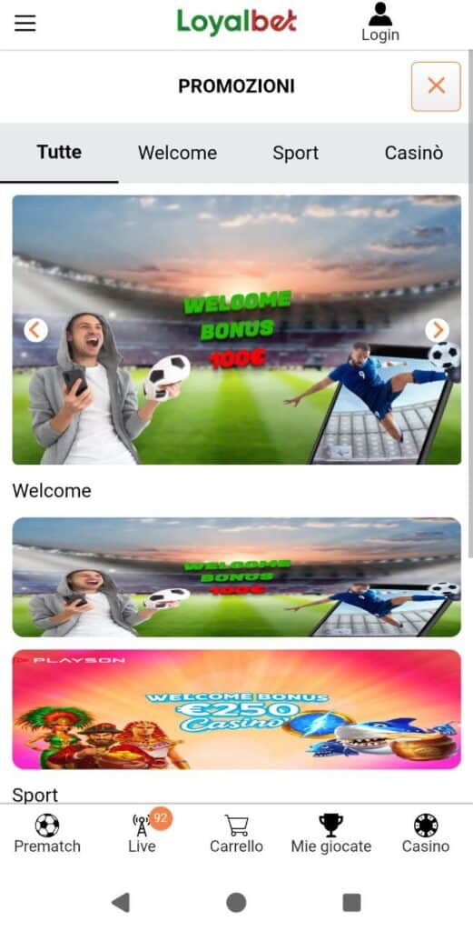 loyalbet casino mobile bonus