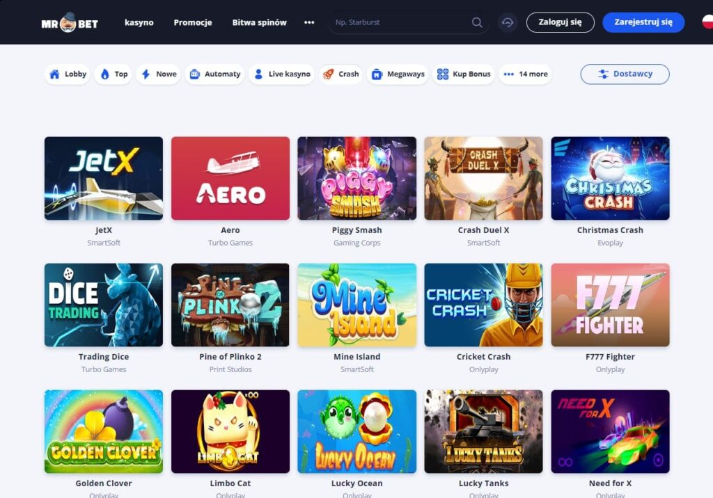 Mr Bet Casino gry