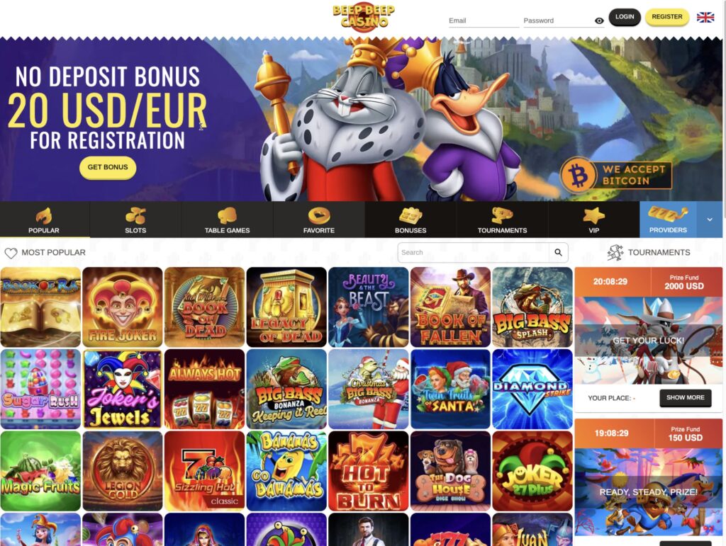Beep Beep Casino oficjalna strona