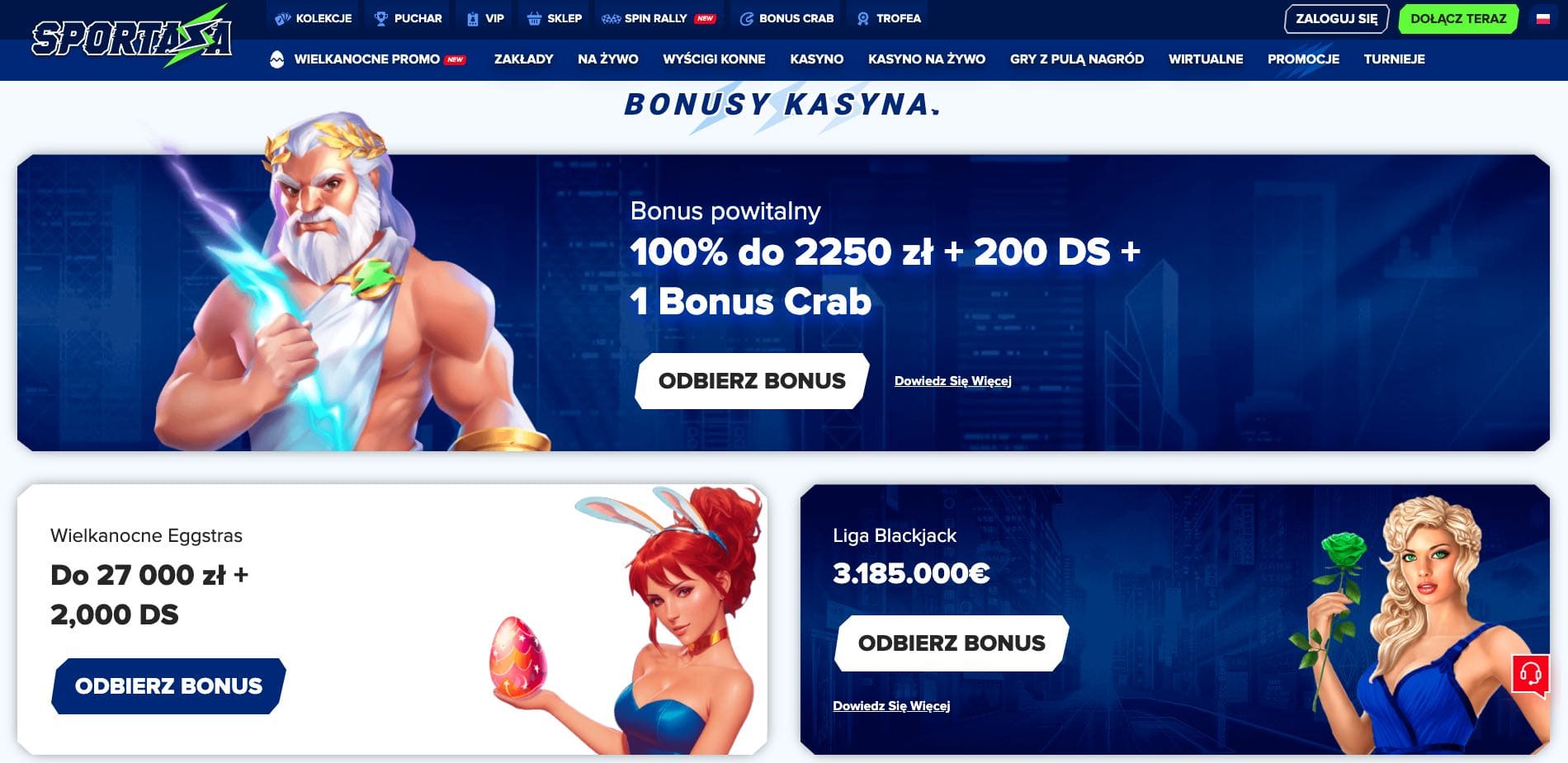 SportAza casino bonusy