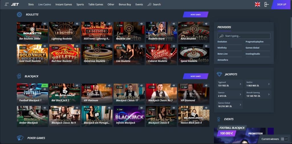 jetcasino kasyno na zywo