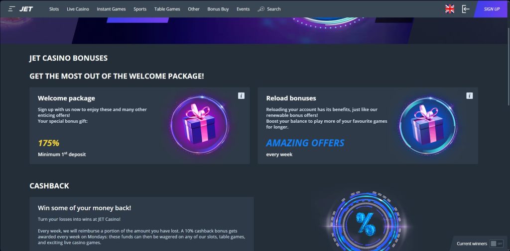 jetcasino promocje