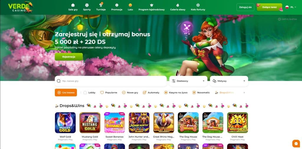 verde casino gry