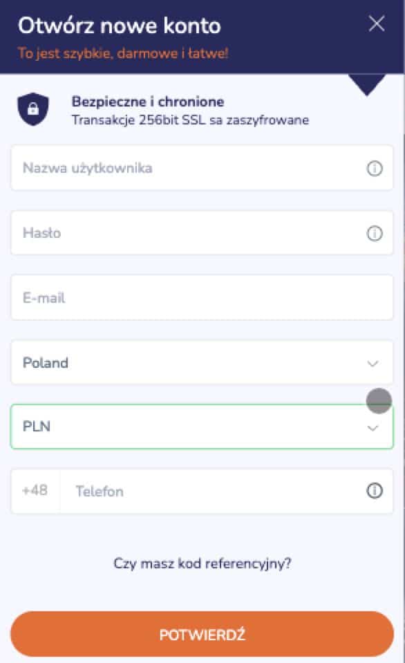 CasinoMega rejestracja