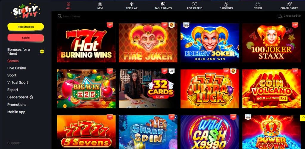 slottyway Automaty do gier