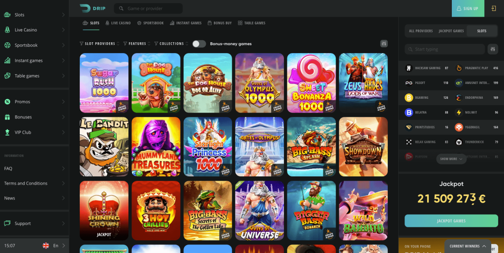 Drip casino automaty do gier