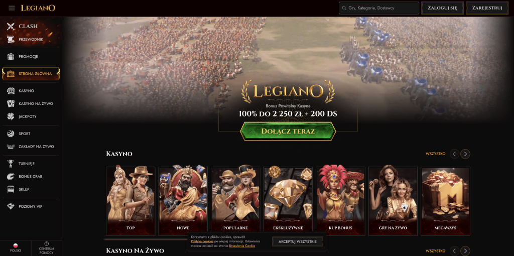 Legiano casino Polska