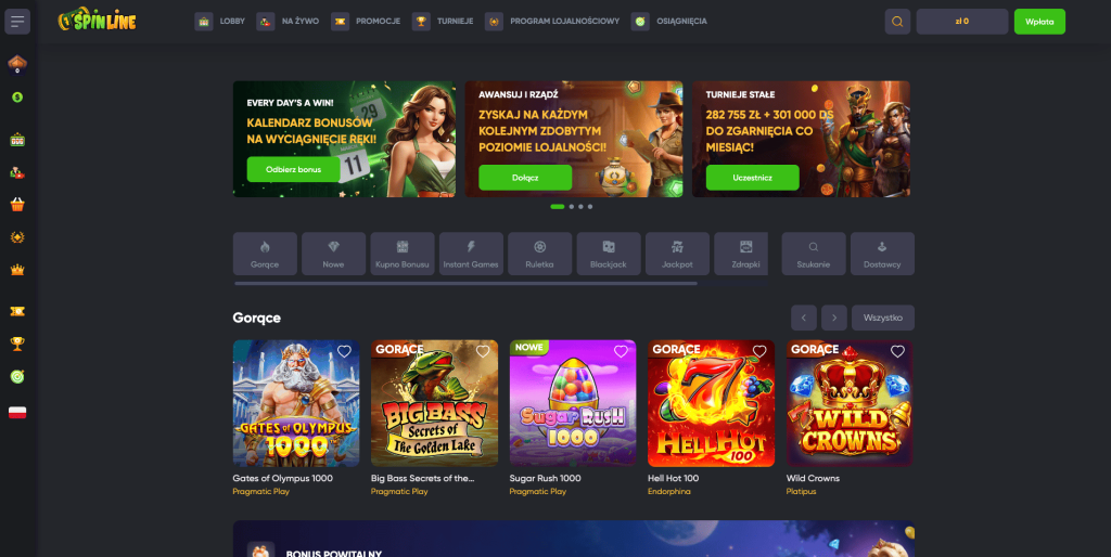 Spinline casino Polska