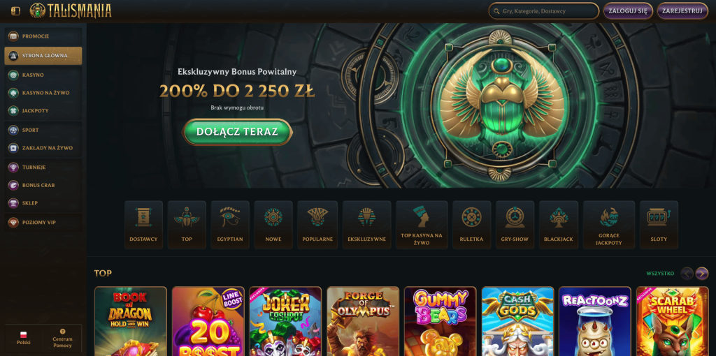 Talismania casino Polska