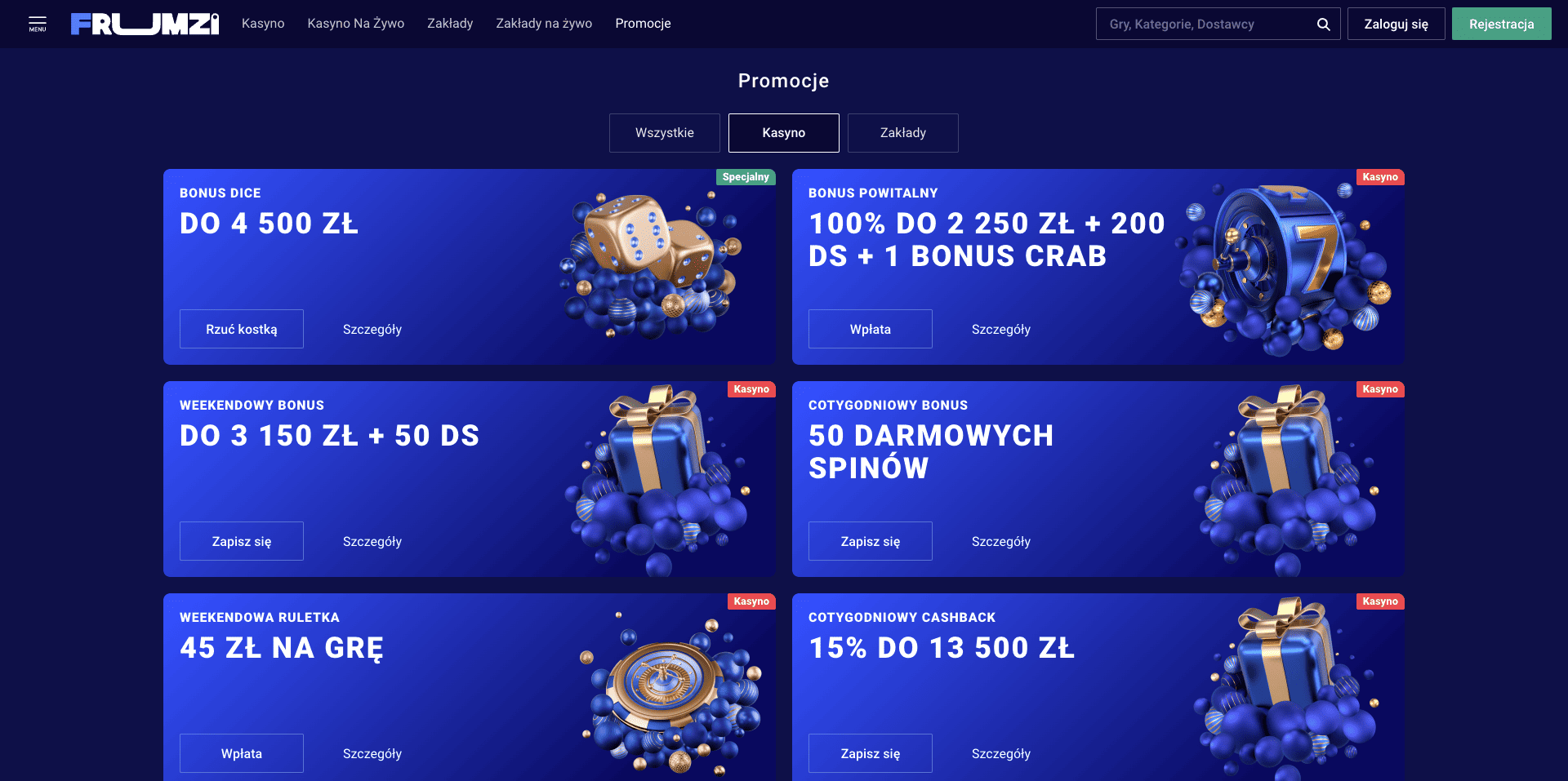 Frumzi casino bonusy