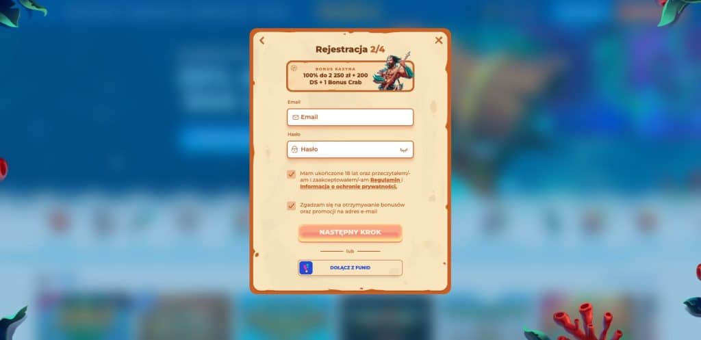 Posido casino rejestracja konta