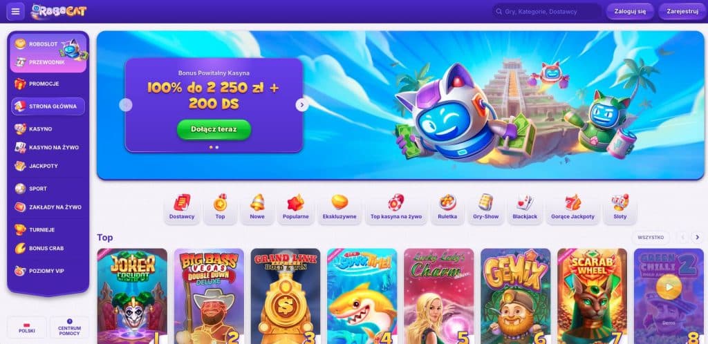 Robocat casino Polska