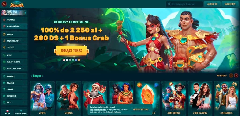 Spinanga casino Polska