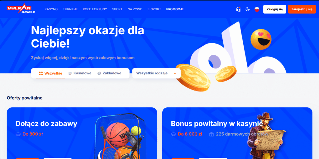 Vulkan Spiele casino bonusy