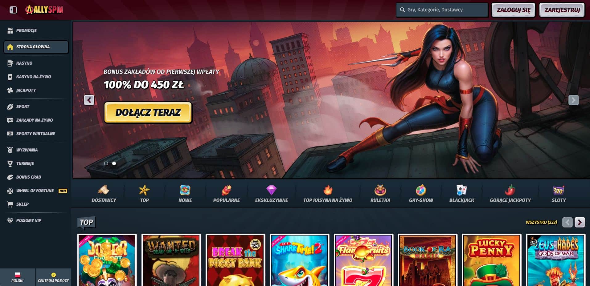 AllySpin Casino Opinie 2026 – Recenzja dla graczy z PL