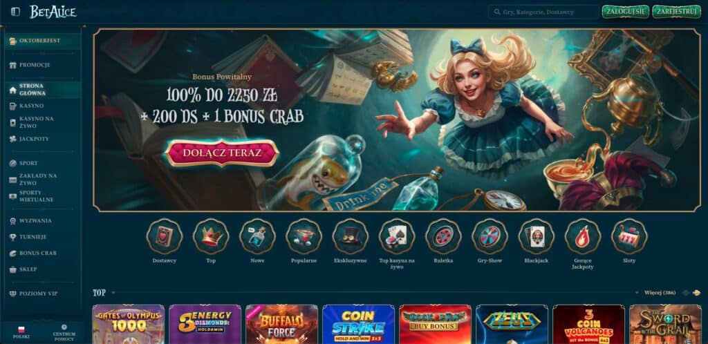 BetAlice casino Polska