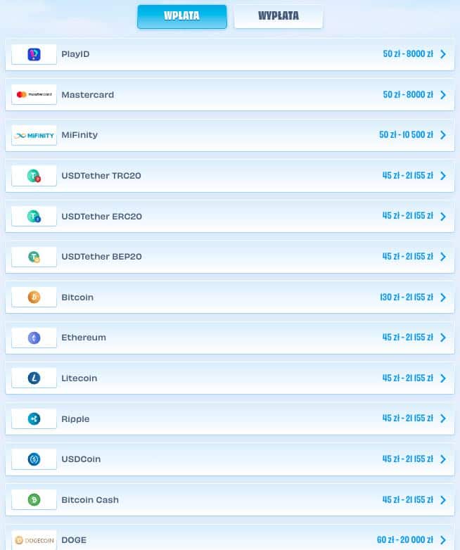 Metody Wpłaty i Wypłat