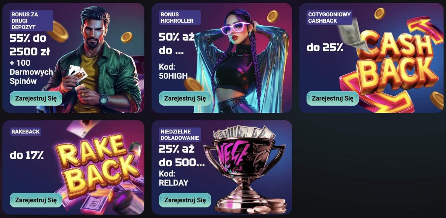 NeedForSlots casino bonusy