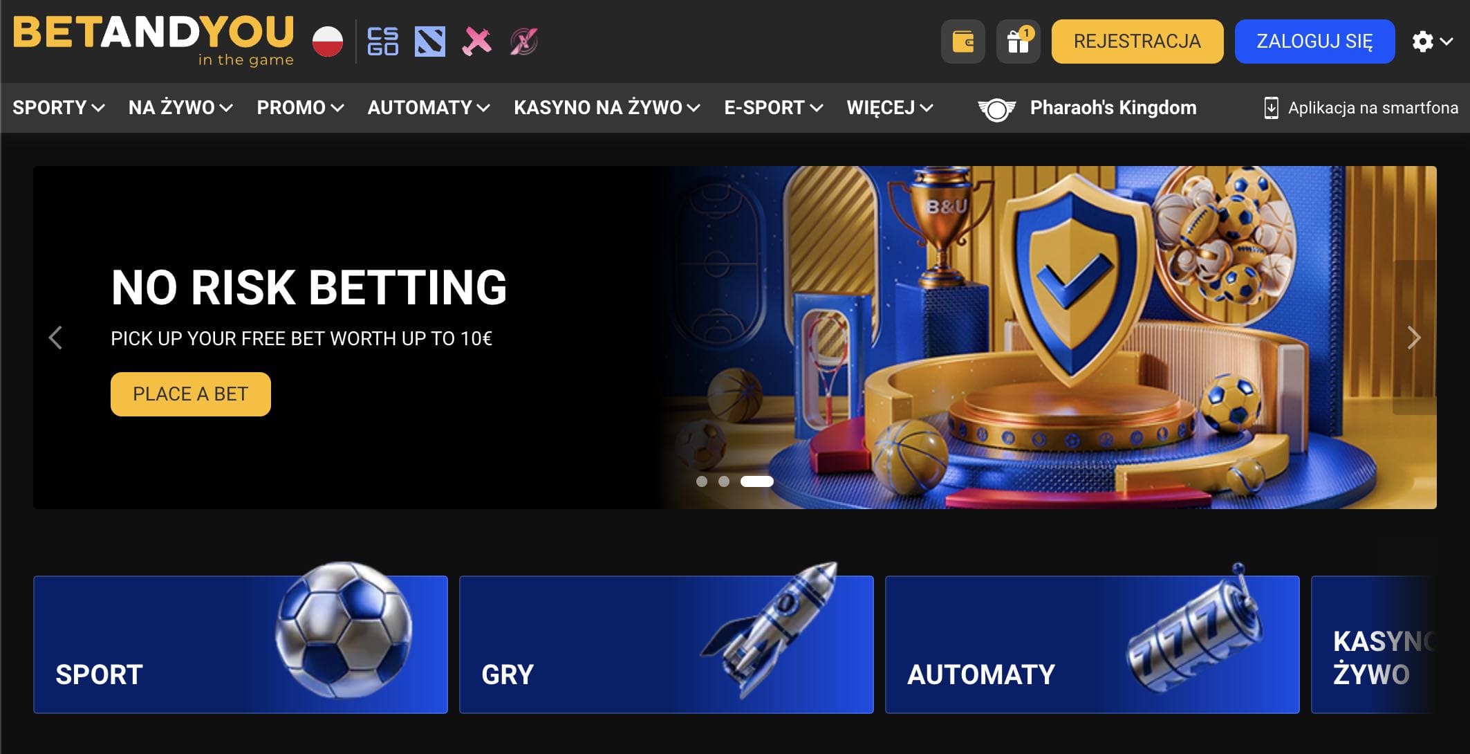 BetAndYou casino Polska