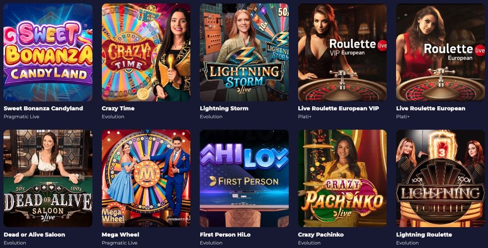 Gra z krupierami na żywo