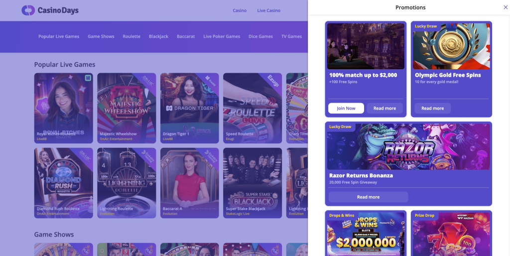 Casino Bonuses