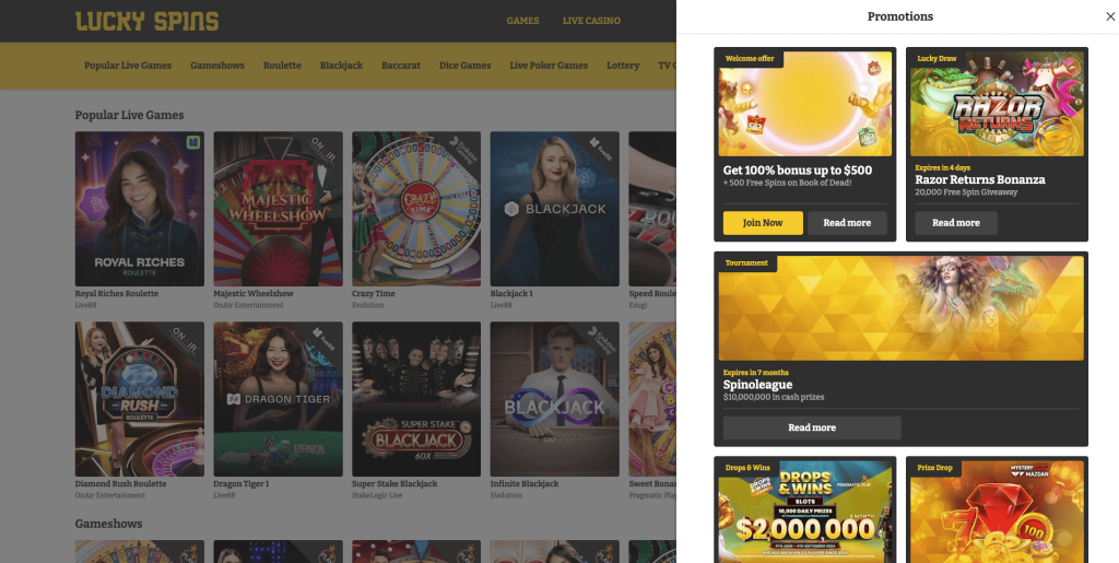 Casino Bonuses