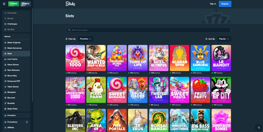 Stake Casino Slots