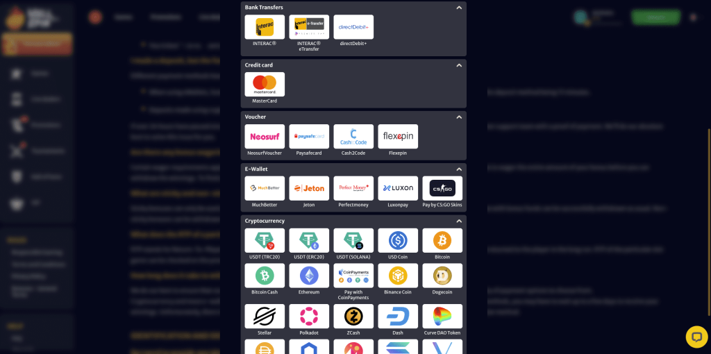 Payment Methods